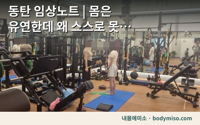 동탄 임상노트 | 몸은 유연한데 왜 스스로 못 잡아줄까요 — 무릎에서 시작된 이야기