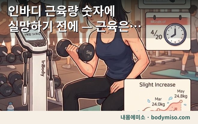 인바디 근육량, 이 숫자를 어떻게 봐야 할까 — 안 늘었을 때 확인할 것들